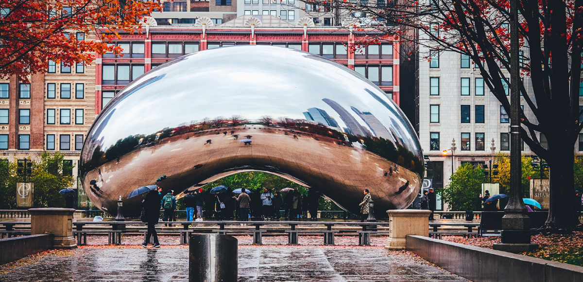Chicago bean sculpture