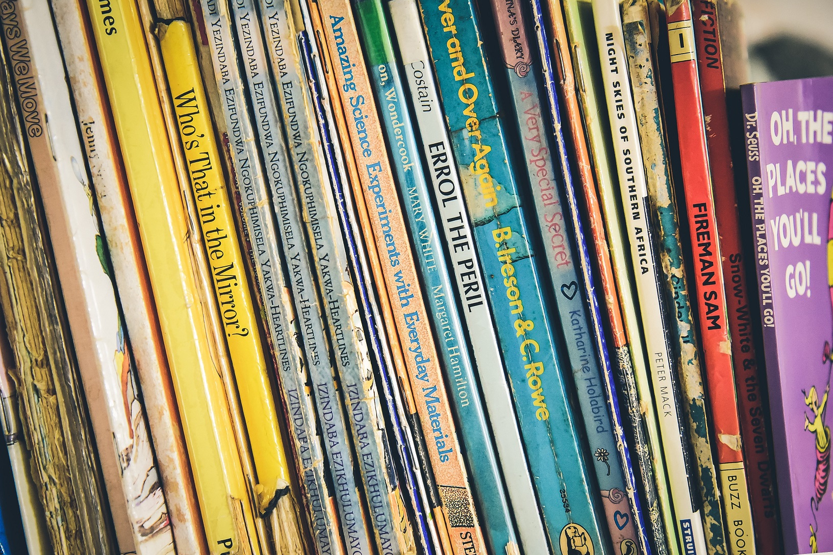 A colorful collection of children's books