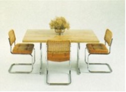 CORT bauhaus inspired dining room set