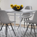 CORT Perth Dining Room Table and Kegan Chairs