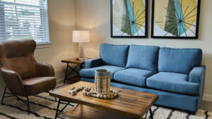Prose Hardy Yards Model Apartment featuring items from CORT Furniture Rental