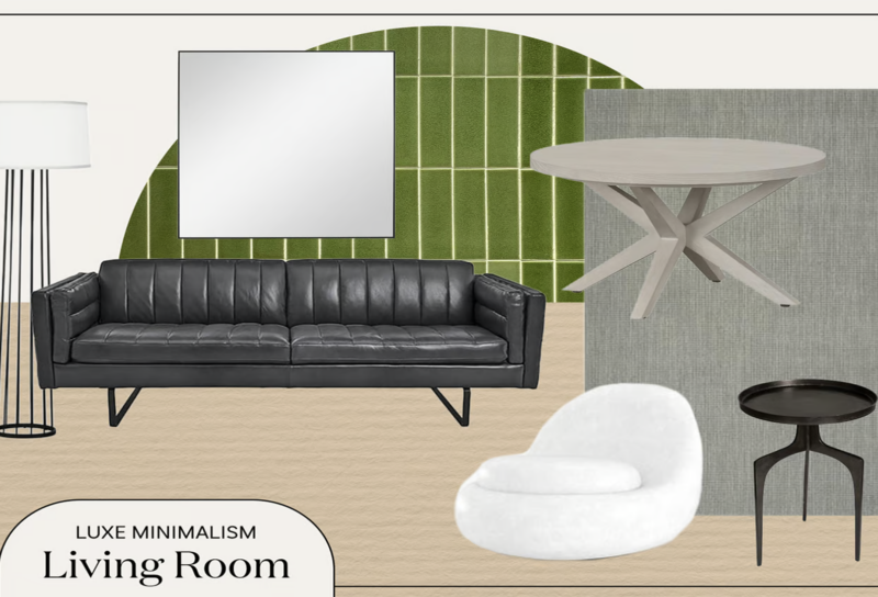 Luxe Minimalism Living Room