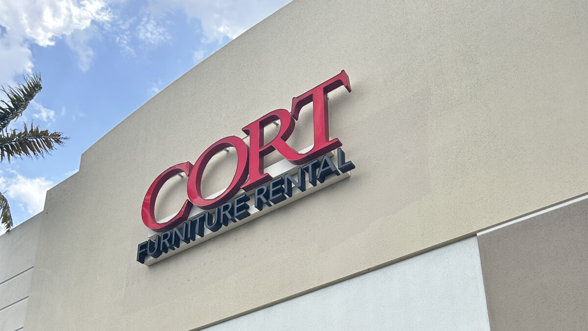 CORT Furniture Rental signage