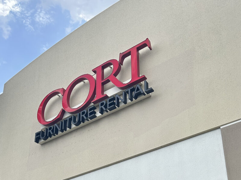 CORT Furniture Rental signage