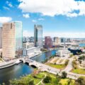 Downtown Tampa skyline on a sunny day—reflecting the experience of a fresh start in Florida and fast, flexible apartment furnishing.